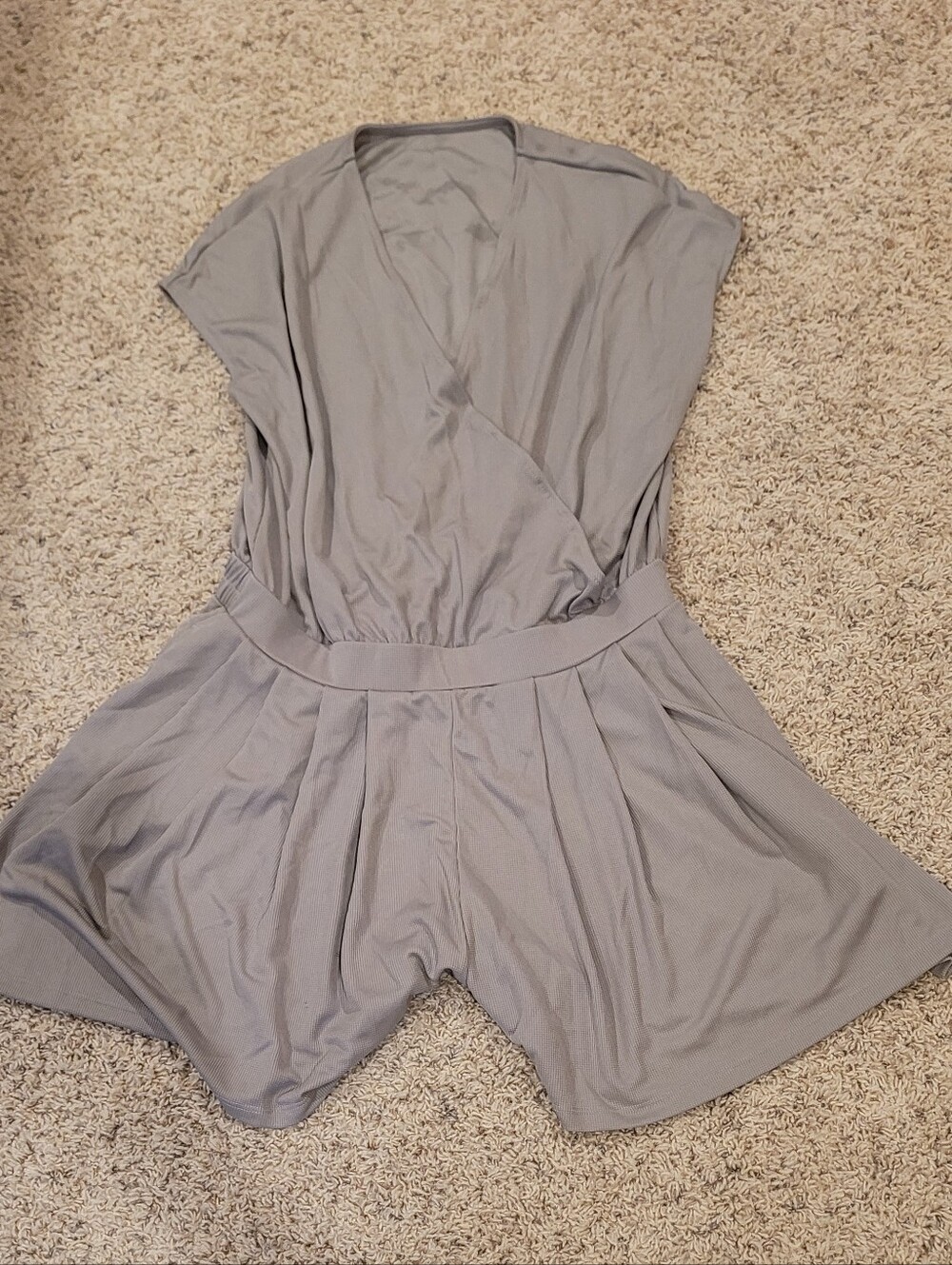 HALARA Grey  Textured Active Romper